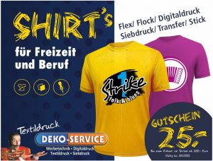 Deko-Service Shirts Gutschein